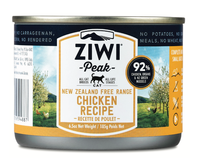 ZIWI Peak cans for cats - canned free-range Chicken